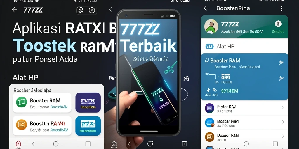 Antarmuka aplikasi 777ZX yang intuitif dan fungsional.