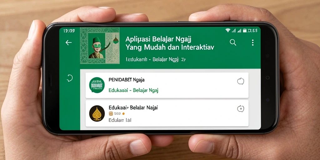 Antarmuka PENIDABET yang ramah pengguna untuk Belajar Ngaji.