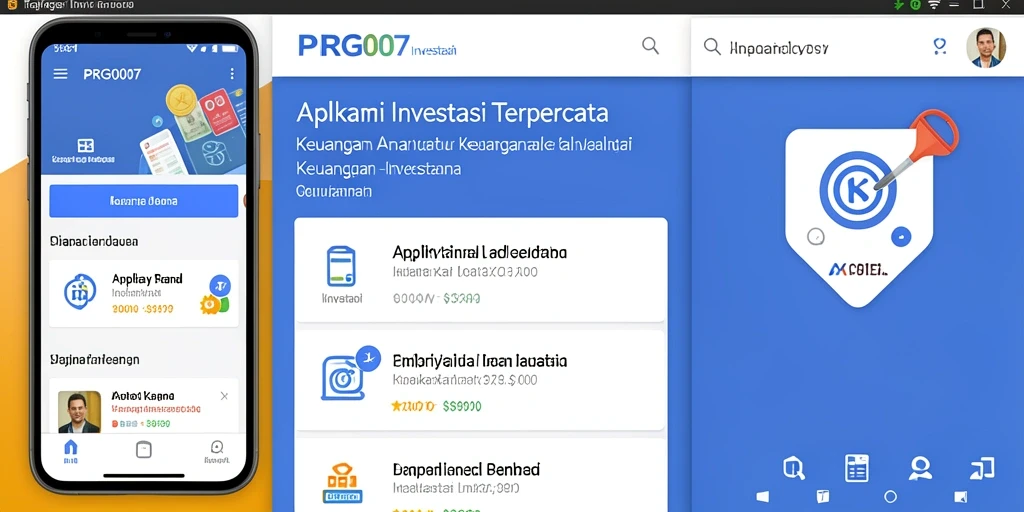 Antarmuka PRG007 yang simple dan fungsional untuk investasi.