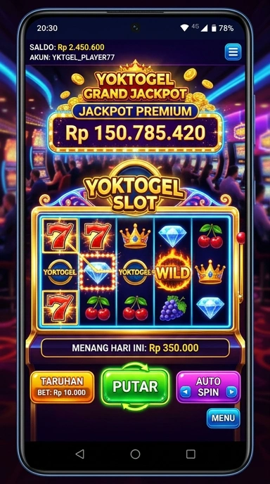 yoktogel tampilan beranda